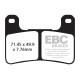 EBC brakes Moto EBC Brake pads Double-H Sintered FA417/4HH | races-shop.com