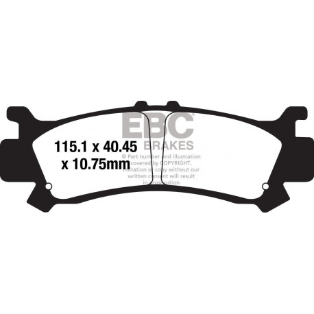 EBC brakes Moto EBC Brake pads Sintered FA702R | races-shop.com