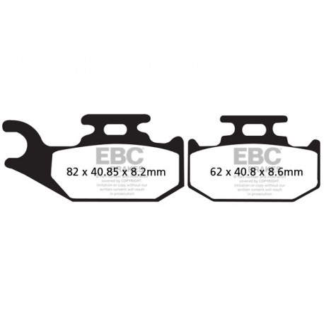 EBC brakes Moto EBC Brake pads Sintered FA414R | races-shop.com