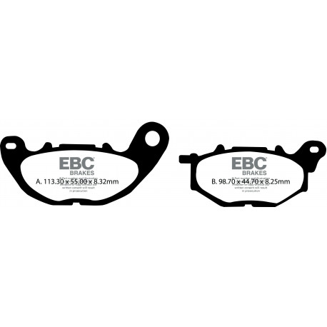 EBC brakes Moto EBC Brake pads Sintered SFA705HH | races-shop.com