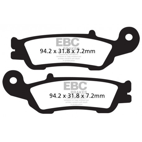 EBC brakes Moto EBC Brake pads MXS MXS450 | races-shop.com
