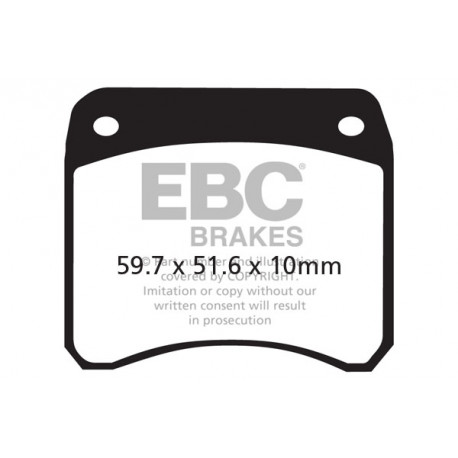 EBC brakes Moto EBC Brake pads EPFA EPFA016HH | races-shop.com
