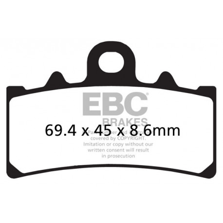 EBC brakes Moto EBC Brake pads EPFA EPFA606HH | races-shop.com