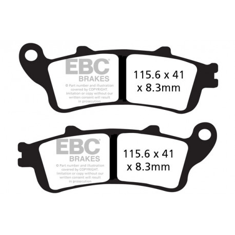 EBC brakes Moto EBC Brake pads EPFA EPFA261HH | races-shop.com