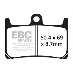 EBC Brake pads EPFA Extreme Pro Sintered EPFA380HH