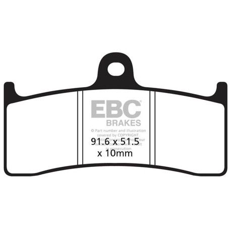 EBC brakes Moto EBC Brake pads EPFA Extreme Pro Sintered EPFA442/4HH | races-shop.com