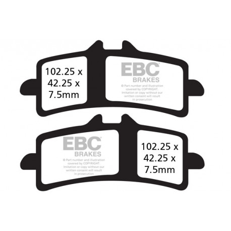 EBC brakes Moto EBC Brake pads GPFA GPFAX447HH | races-shop.com
