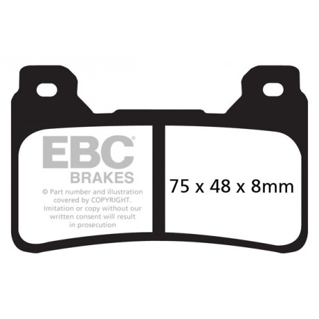 EBC brakes Moto EBC Brake pads GPFA GPFAX390HH | races-shop.com