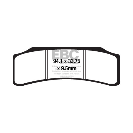 EBC brakes Moto EBC Brake pads GPFA GPFAX673HH | races-shop.com