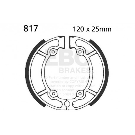 EBC brakes Moto EBC Rear Brake pads Organic 805 | races-shop.com