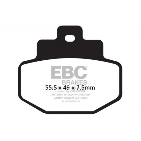 EBC brakes Moto EBC Brake pads SFA Scooter Organic SFA321 | races-shop.com
