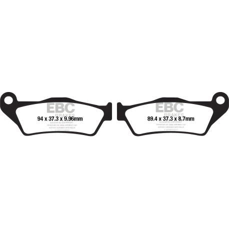 EBC brakes Moto EBC Brake pads Organic FA FA671 | races-shop.com