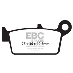 EBC Brake pads Carbon TT FA131TT