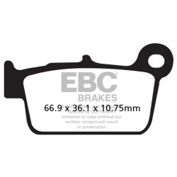 EBC Brake pads Organic FA367TT