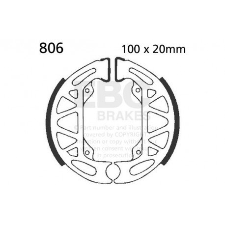 EBC brakes Moto EBC Rear Brake pads Organic 805 | races-shop.com