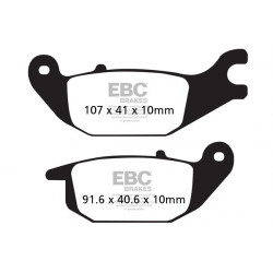 EBC Brake pads Organic FA343