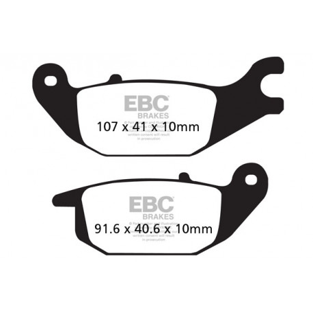 EBC brakes Moto EBC Brake pads Organic FA343 | races-shop.com