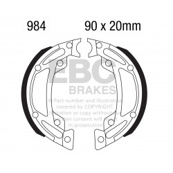 EBC Rear brake shoes Plain 984
