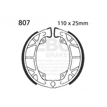 EBC brakes Moto EBC Rear Brake pads Organic 805 | races-shop.com