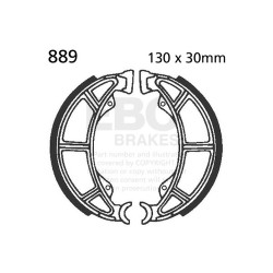 EBC Rear brake shoes Plain 889