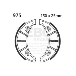 EBC Rear brake shoes Plain 975