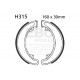 EBC brakes Moto EBC Brake Shoes Plain H315 | races-shop.com