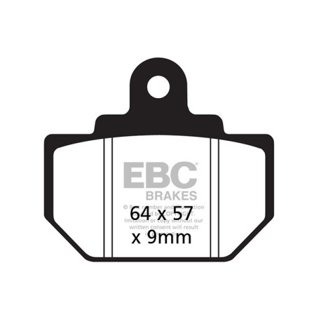 EBC brakes Moto EBC Brake pads Organic FA FA111 | races-shop.com