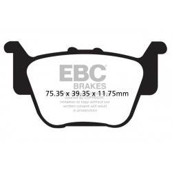 EBC Brake pads Carbon TT FA373TT