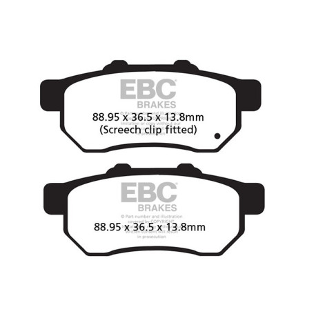 EBC brakes Moto EBC Brake pads Carbon TT FA478TT | races-shop.com