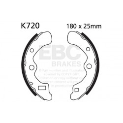 EBC Brake Shoes Plain K720