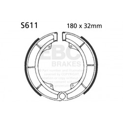 EBC Brake shoe kit Organic S611