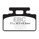 EBC brakes Moto EBC Brake pads Organic FA151 | races-shop.com