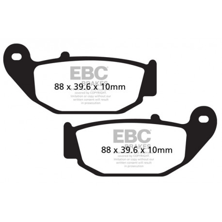 EBC brakes Moto EBC Brake pads Organic FA629 | races-shop.com