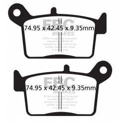 EBC Brake pads Organic FA697