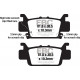 EBC brakes Moto EBC Brake pads Organic FA704TT | races-shop.com