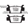 EBC Brake pads Organic FA704TT