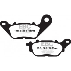 EBC Brake pads Organic FA FA662