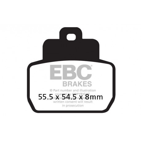 EBC brakes Moto EBC Brake pads SFAC425 | races-shop.com