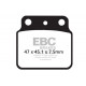 EBC brakes Moto EBC Brake pads FA137R | races-shop.com