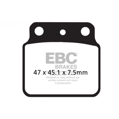 EBC brakes Moto EBC Brake pads FA137R | races-shop.com