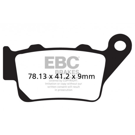 EBC brakes Moto EBC Brake pads R Series Sintered FA208R | races-shop.com