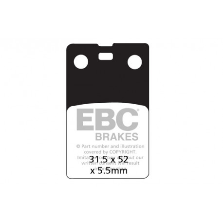 EBC brakes Moto EBC Brake pads FA099R | races-shop.com