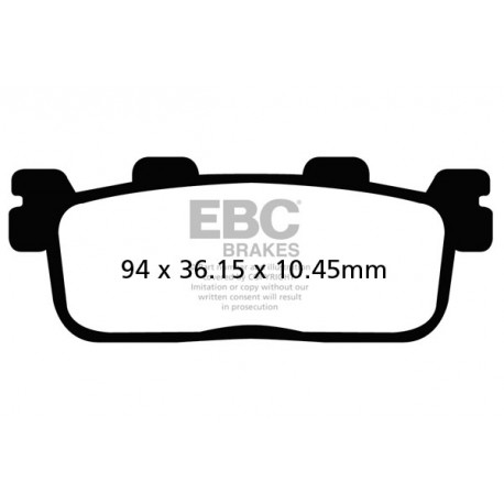 EBC brakes Moto EBC Brake pads SFA607HH | races-shop.com