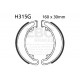EBC brakes Moto EBC Brake Shoe Grooved H315G | races-shop.com