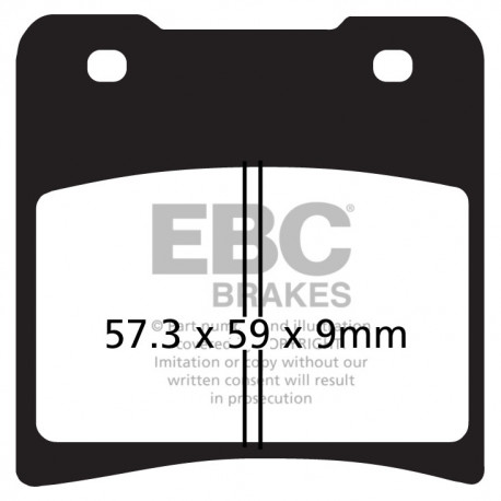 EBC brakes Moto EBC Brake pads FA150HH | races-shop.com