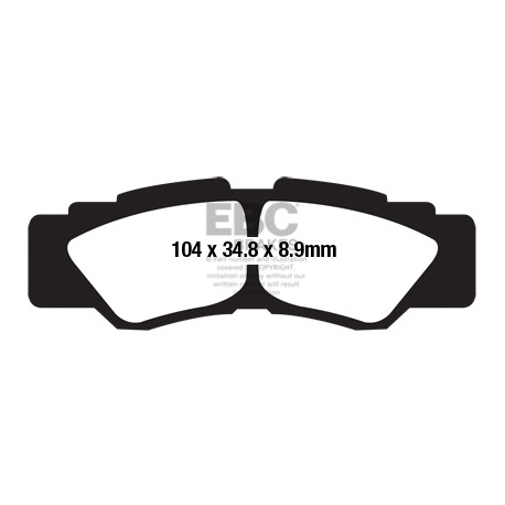 EBC brakes Moto EBC Brake pads FA677R | races-shop.com