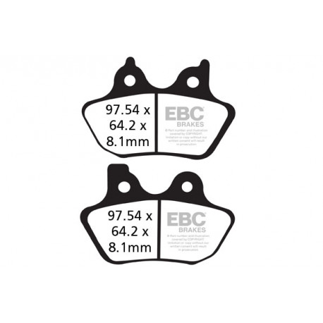 EBC brakes Moto EBC Brake pads FA400 | races-shop.com