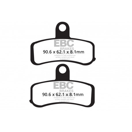 EBC brakes Moto EBC Brake pads FA457VLD | races-shop.com