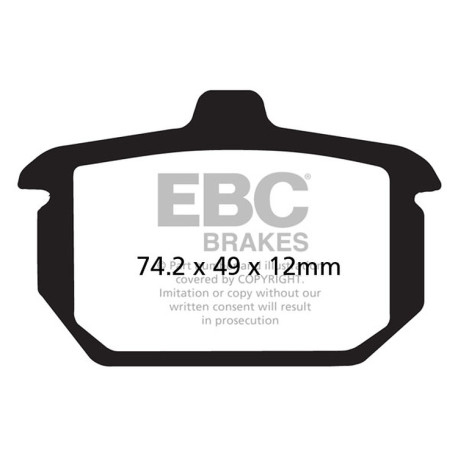 EBC brakes Moto EBC Brake pads Organic FA FA078 | races-shop.com