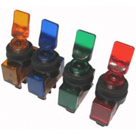 Start buttons and switches toggle switch with LED 12V 20A | races-shop.com